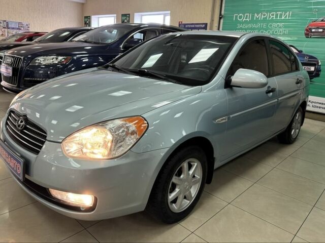 Синий Хендай Акцент, объемом двигателя 1.4 л и пробегом 168 тыс. км за 6200 $, фото 6 на Automoto.ua