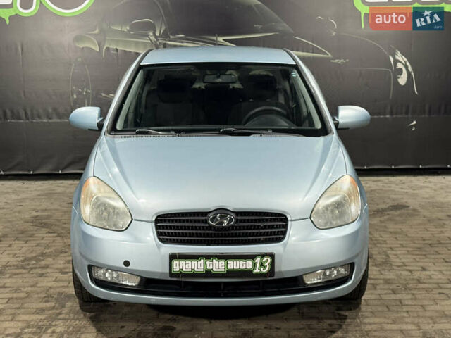 Синий Хендай Акцент, объемом двигателя 1.49 л и пробегом 181 тыс. км за 4999 $, фото 3 на Automoto.ua