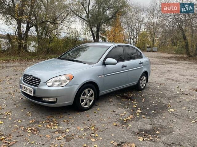 Синий Хендай Акцент, объемом двигателя 1.4 л и пробегом 212 тыс. км за 4500 $, фото 7 на Automoto.ua