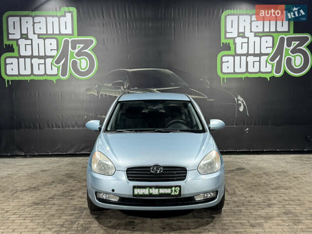 Синий Хендай Акцент, объемом двигателя 1.49 л и пробегом 181 тыс. км за 4999 $, фото 2 на Automoto.ua