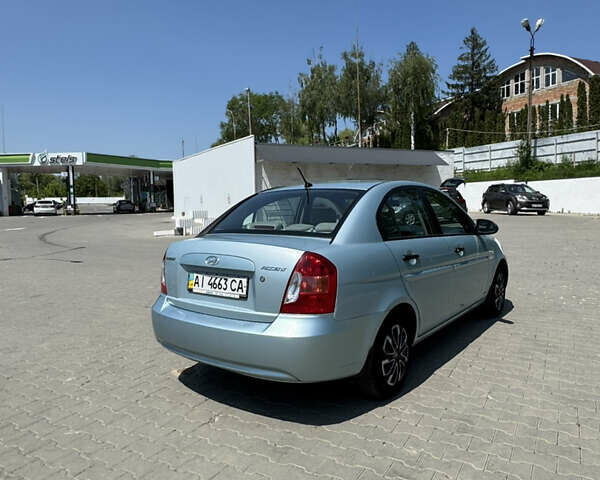 Синій Хендай Акцент, об'ємом двигуна 1.4 л та пробігом 94 тис. км за 5130 $, фото 2 на Automoto.ua