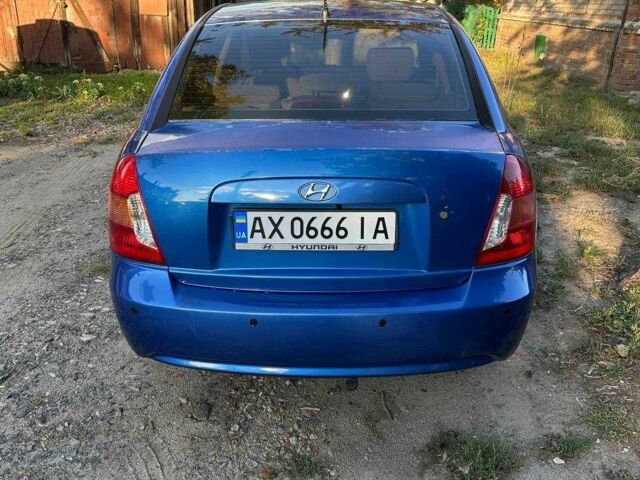 Синий Хендай Акцент, объемом двигателя 1.4 л и пробегом 193 тыс. км за 4500 $, фото 8 на Automoto.ua