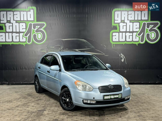 Синий Хендай Акцент, объемом двигателя 1.49 л и пробегом 181 тыс. км за 4999 $, фото 5 на Automoto.ua