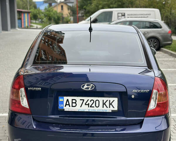 Синій Хендай Акцент, об'ємом двигуна 1.4 л та пробігом 220 тис. км за 5900 $, фото 7 на Automoto.ua