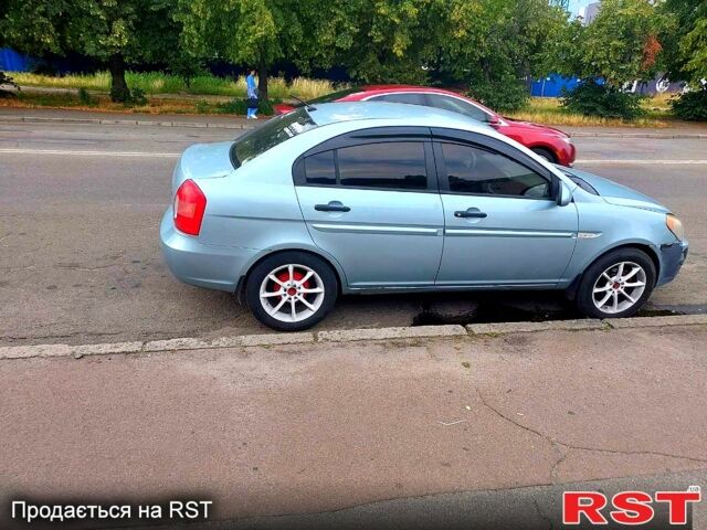 Синий Хендай Акцент, объемом двигателя 1.4 л и пробегом 238 тыс. км за 4700 $, фото 3 на Automoto.ua