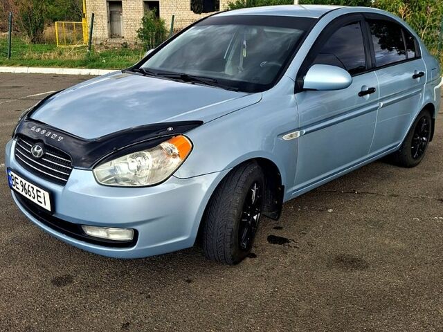 Синій Хендай Акцент, об'ємом двигуна 1.4 л та пробігом 163 тис. км за 4700 $, фото 1 на Automoto.ua