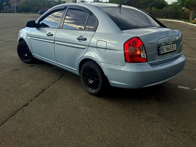 Синій Хендай Акцент, об'ємом двигуна 1.4 л та пробігом 163 тис. км за 4700 $, фото 3 на Automoto.ua