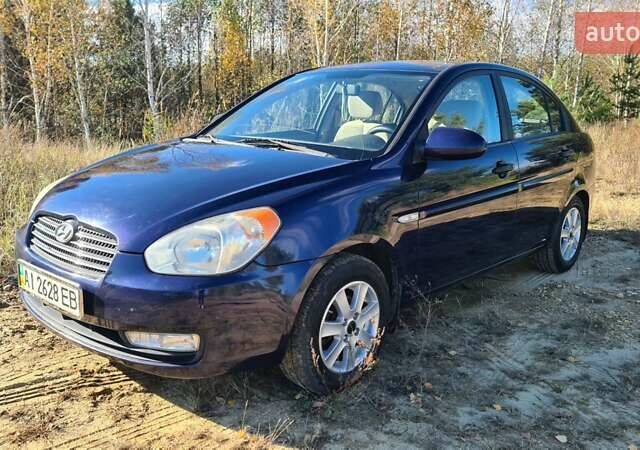 Синій Хендай Акцент, об'ємом двигуна 1.4 л та пробігом 269 тис. км за 4500 $, фото 4 на Automoto.ua