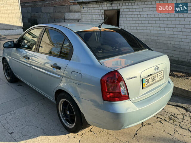 Синій Хендай Акцент, об'ємом двигуна 1.4 л та пробігом 302 тис. км за 4750 $, фото 3 на Automoto.ua