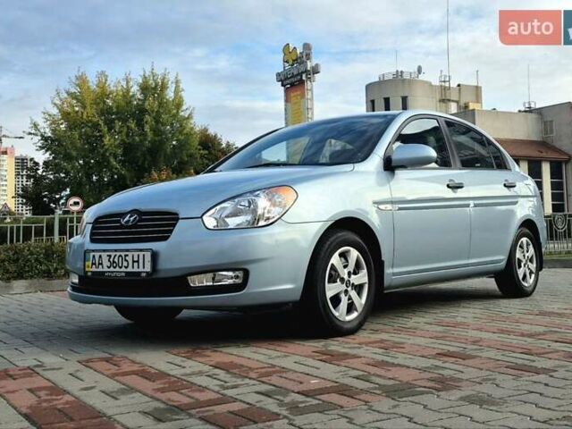 Синий Хендай Акцент, объемом двигателя 1.4 л и пробегом 57 тыс. км за 6550 $, фото 7 на Automoto.ua