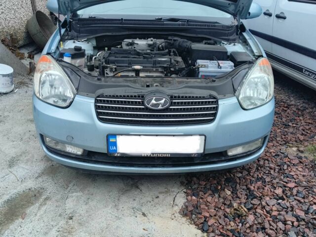 Синий Хендай Акцент, объемом двигателя 1.4 л и пробегом 113 тыс. км за 2400 $, фото 1 на Automoto.ua
