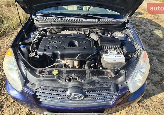 Синій Хендай Акцент, об'ємом двигуна 1.4 л та пробігом 269 тис. км за 4500 $, фото 17 на Automoto.ua