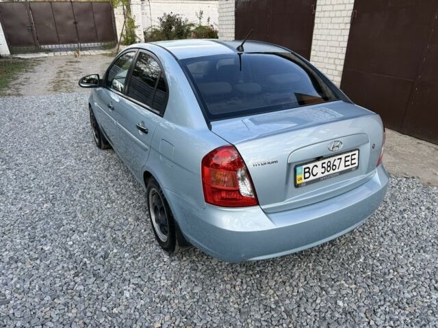 Синій Хендай Акцент, об'ємом двигуна 1.4 л та пробігом 168 тис. км за 4350 $, фото 5 на Automoto.ua