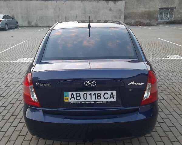 Синий Хендай Акцент, объемом двигателя 1.39 л и пробегом 143 тыс. км за 6150 $, фото 3 на Automoto.ua
