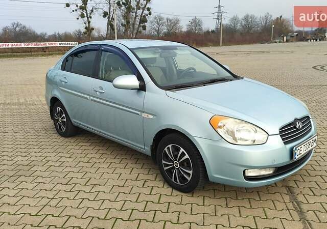 Синий Хендай Акцент, объемом двигателя 1.6 л и пробегом 171 тыс. км за 6450 $, фото 1 на Automoto.ua