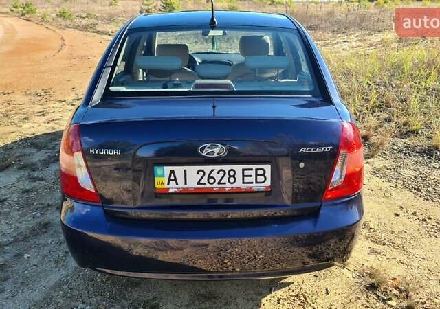 Синій Хендай Акцент, об'ємом двигуна 1.4 л та пробігом 269 тис. км за 4500 $, фото 2 на Automoto.ua