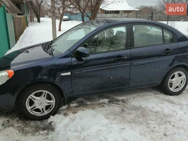 Синий Хендай Акцент, объемом двигателя 1.5 л и пробегом 166 тыс. км за 4500 $, фото 1 на Automoto.ua