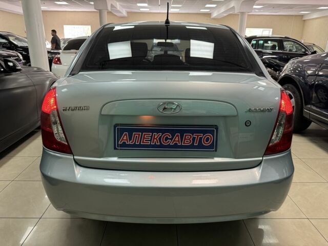 Синий Хендай Акцент, объемом двигателя 1.4 л и пробегом 168 тыс. км за 6200 $, фото 2 на Automoto.ua