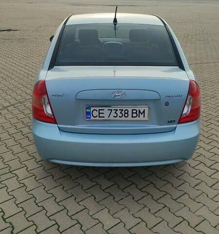 Синий Хендай Акцент, объемом двигателя 1.6 л и пробегом 171 тыс. км за 6450 $, фото 3 на Automoto.ua