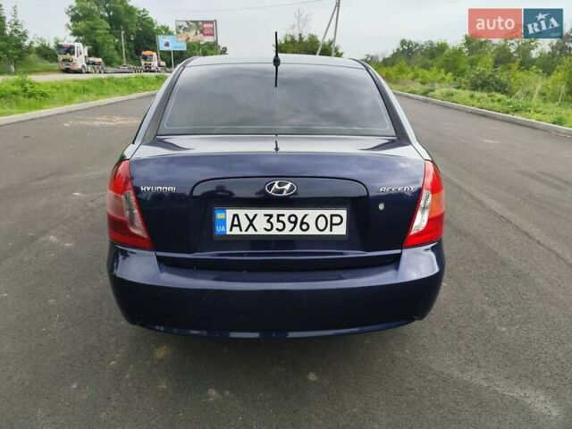 Синій Хендай Акцент, об'ємом двигуна 1.4 л та пробігом 80 тис. км за 6700 $, фото 7 на Automoto.ua