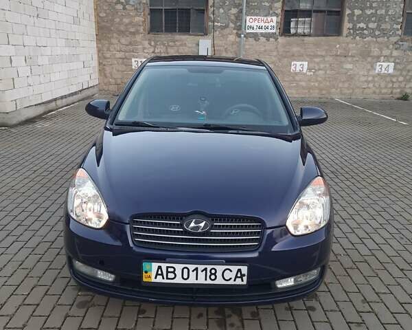 Синий Хендай Акцент, объемом двигателя 1.39 л и пробегом 143 тыс. км за 6150 $, фото 10 на Automoto.ua