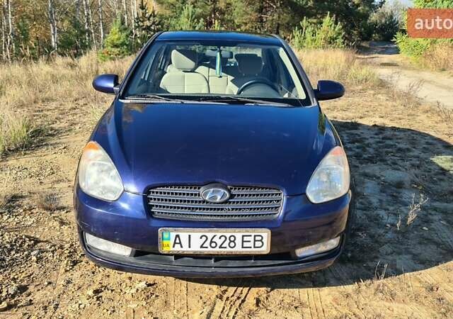 Синій Хендай Акцент, об'ємом двигуна 1.4 л та пробігом 269 тис. км за 4500 $, фото 6 на Automoto.ua