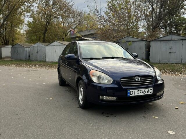 Синій Хендай Акцент, об'ємом двигуна 1.6 л та пробігом 159 тис. км за 4500 $, фото 1 на Automoto.ua