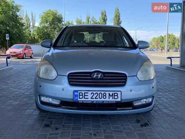 Синій Хендай Акцент, об'ємом двигуна 1.4 л та пробігом 198 тис. км за 5900 $, фото 3 на Automoto.ua