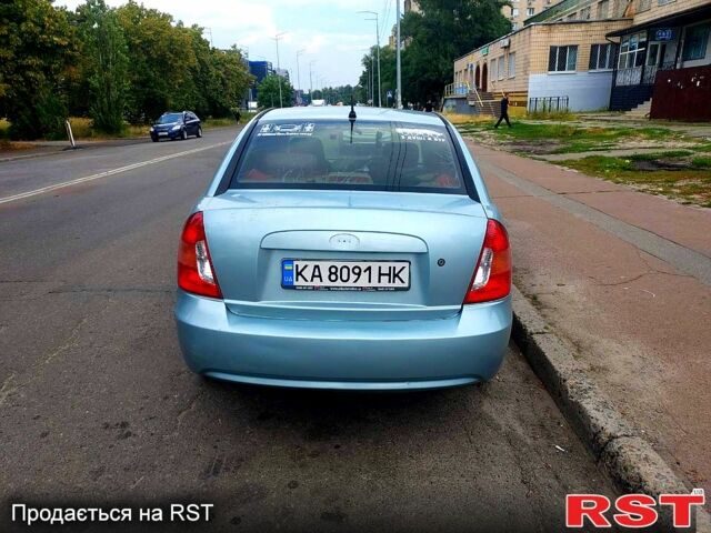 Синий Хендай Акцент, объемом двигателя 1.4 л и пробегом 238 тыс. км за 4700 $, фото 1 на Automoto.ua