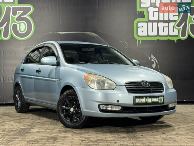 Синий Хендай Акцент, объемом двигателя 1.49 л и пробегом 181 тыс. км за 4999 $, фото 7 на Automoto.ua