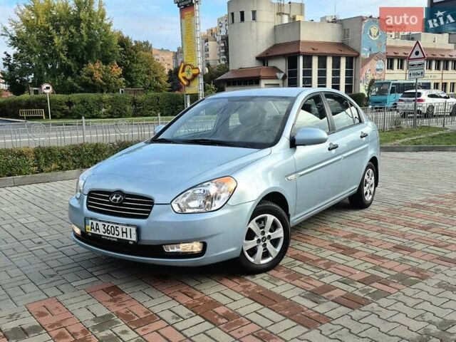 Синий Хендай Акцент, объемом двигателя 1.4 л и пробегом 57 тыс. км за 6550 $, фото 90 на Automoto.ua