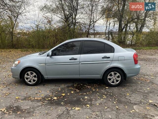 Синий Хендай Акцент, объемом двигателя 1.4 л и пробегом 212 тыс. км за 4500 $, фото 6 на Automoto.ua