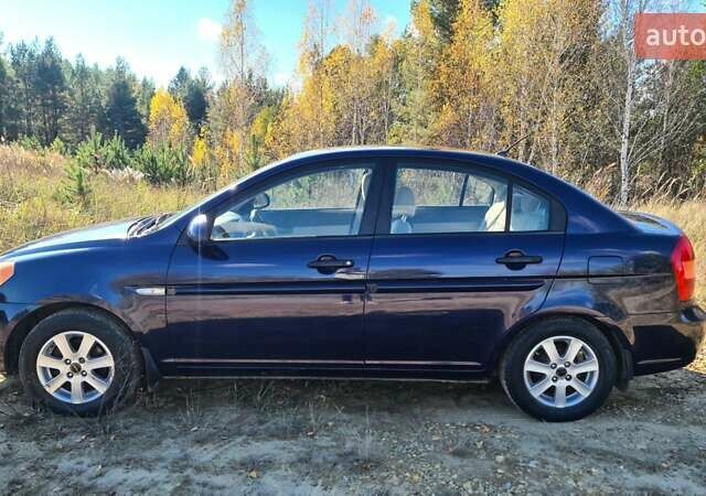 Синій Хендай Акцент, об'ємом двигуна 1.4 л та пробігом 269 тис. км за 4500 $, фото 3 на Automoto.ua