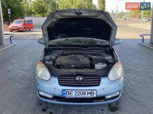 Синій Хендай Акцент, об'ємом двигуна 1.4 л та пробігом 198 тис. км за 5900 $, фото 37 на Automoto.ua