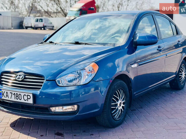 Синий Хендай Акцент, объемом двигателя 1.6 л и пробегом 335 тыс. км за 4000 $, фото 7 на Automoto.ua