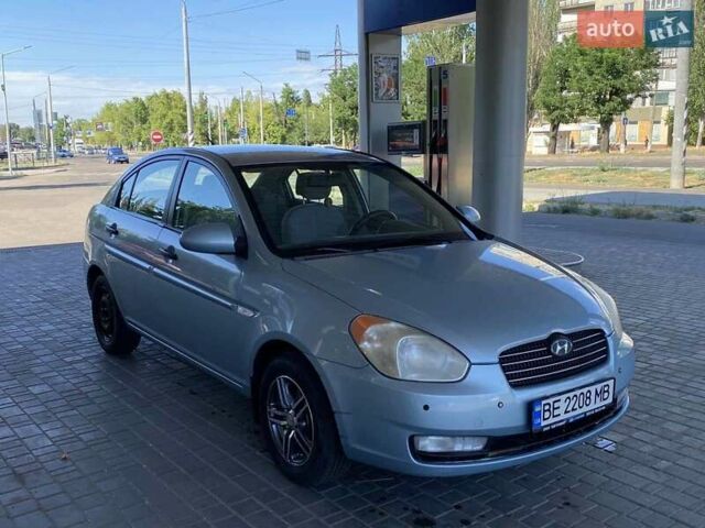 Синій Хендай Акцент, об'ємом двигуна 1.4 л та пробігом 198 тис. км за 5900 $, фото 7 на Automoto.ua
