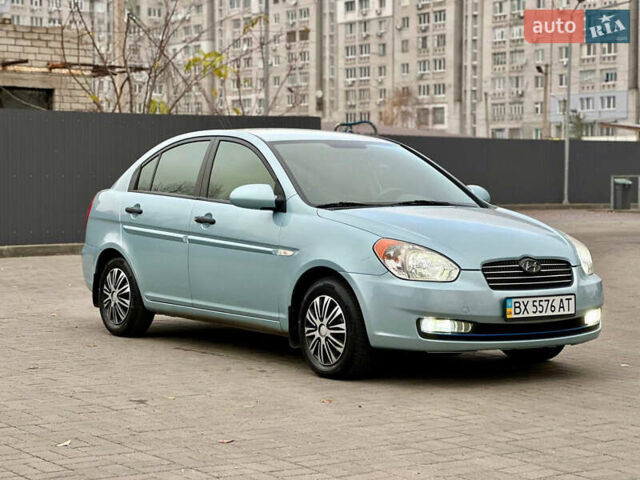 Синій Хендай Акцент, об'ємом двигуна 1.4 л та пробігом 102 тис. км за 4999 $, фото 7 на Automoto.ua