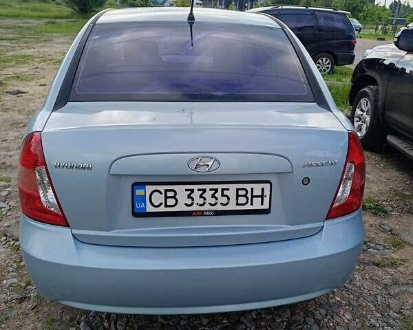 Синій Хендай Акцент, об'ємом двигуна 1.4 л та пробігом 80 тис. км за 7500 $, фото 5 на Automoto.ua