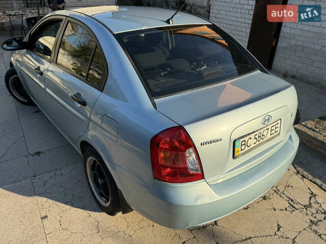 Синій Хендай Акцент, об'ємом двигуна 1.4 л та пробігом 302 тис. км за 4750 $, фото 7 на Automoto.ua