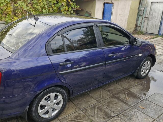 Синий Хендай Акцент, объемом двигателя 1.4 л и пробегом 142 тыс. км за 4753 $, фото 2 на Automoto.ua