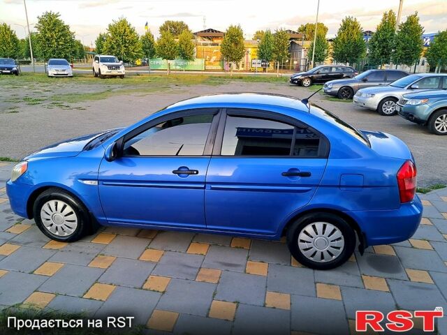 Синій Хендай Акцент, об'ємом двигуна 1.4 л та пробігом 200 тис. км за 4000 $, фото 8 на Automoto.ua