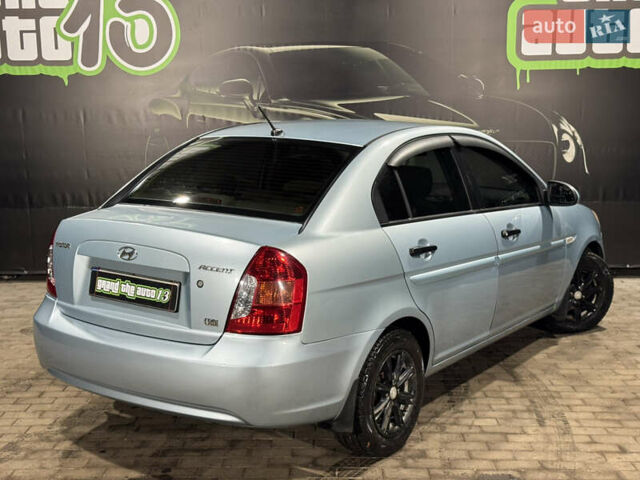 Синий Хендай Акцент, объемом двигателя 1.49 л и пробегом 181 тыс. км за 4999 $, фото 9 на Automoto.ua