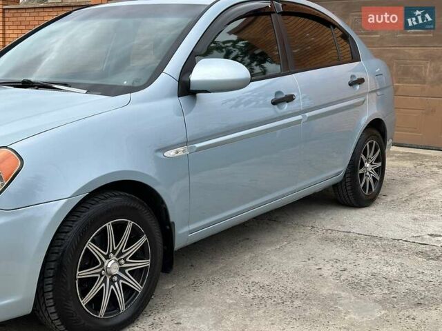 Синий Хендай Акцент, объемом двигателя 1.4 л и пробегом 180 тыс. км за 6200 $, фото 14 на Automoto.ua