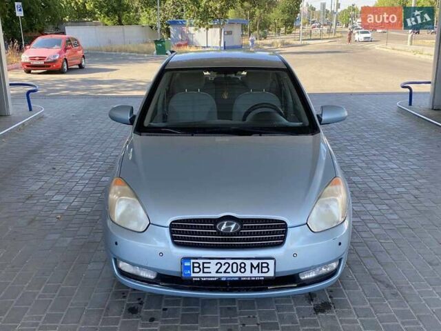 Синій Хендай Акцент, об'ємом двигуна 1.4 л та пробігом 198 тис. км за 5900 $, фото 4 на Automoto.ua