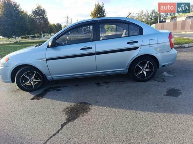 Синій Хендай Акцент, об'ємом двигуна 1.4 л та пробігом 215 тис. км за 4700 $, фото 15 на Automoto.ua