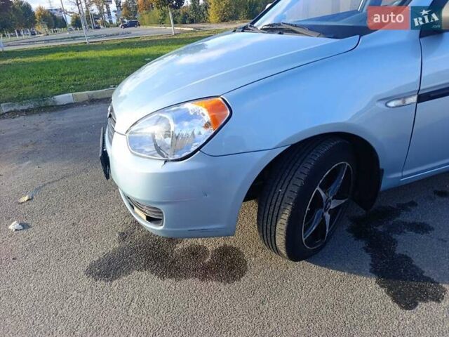 Синій Хендай Акцент, об'ємом двигуна 1.4 л та пробігом 215 тис. км за 4700 $, фото 17 на Automoto.ua