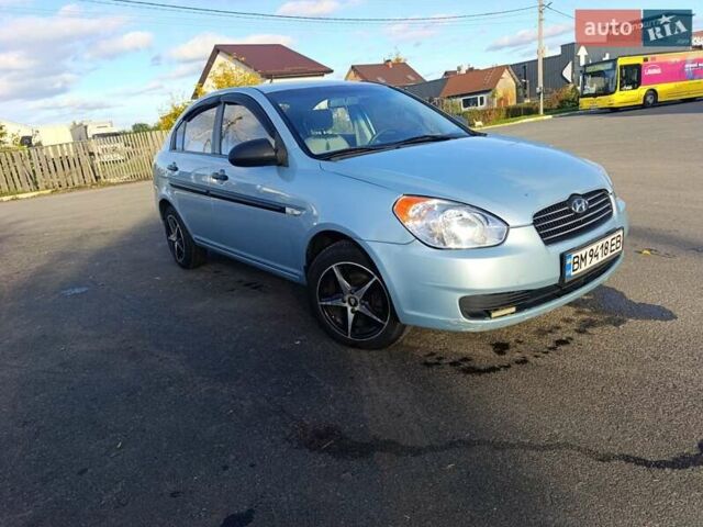 Синій Хендай Акцент, об'ємом двигуна 1.4 л та пробігом 215 тис. км за 4700 $, фото 14 на Automoto.ua
