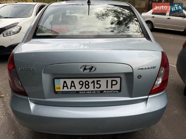 Хендай Акцент 2009 в Киеве на Automoto.ua Синий Хендай Акцент, объемом двигателя 1.4 л и пробегом 167 тыс. км за 5400 $, фото 3 на Automoto.ua