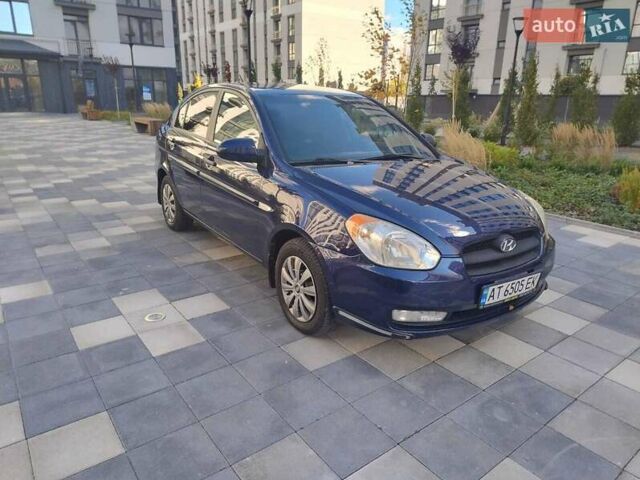 Синий Хендай Акцент, объемом двигателя 1.4 л и пробегом 110 тыс. км за 5400 $, фото 10 на Automoto.ua