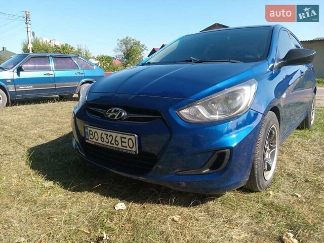 Синий Хендай Акцент, объемом двигателя 1.4 л и пробегом 153 тыс. км за 6700 $, фото 3 на Automoto.ua